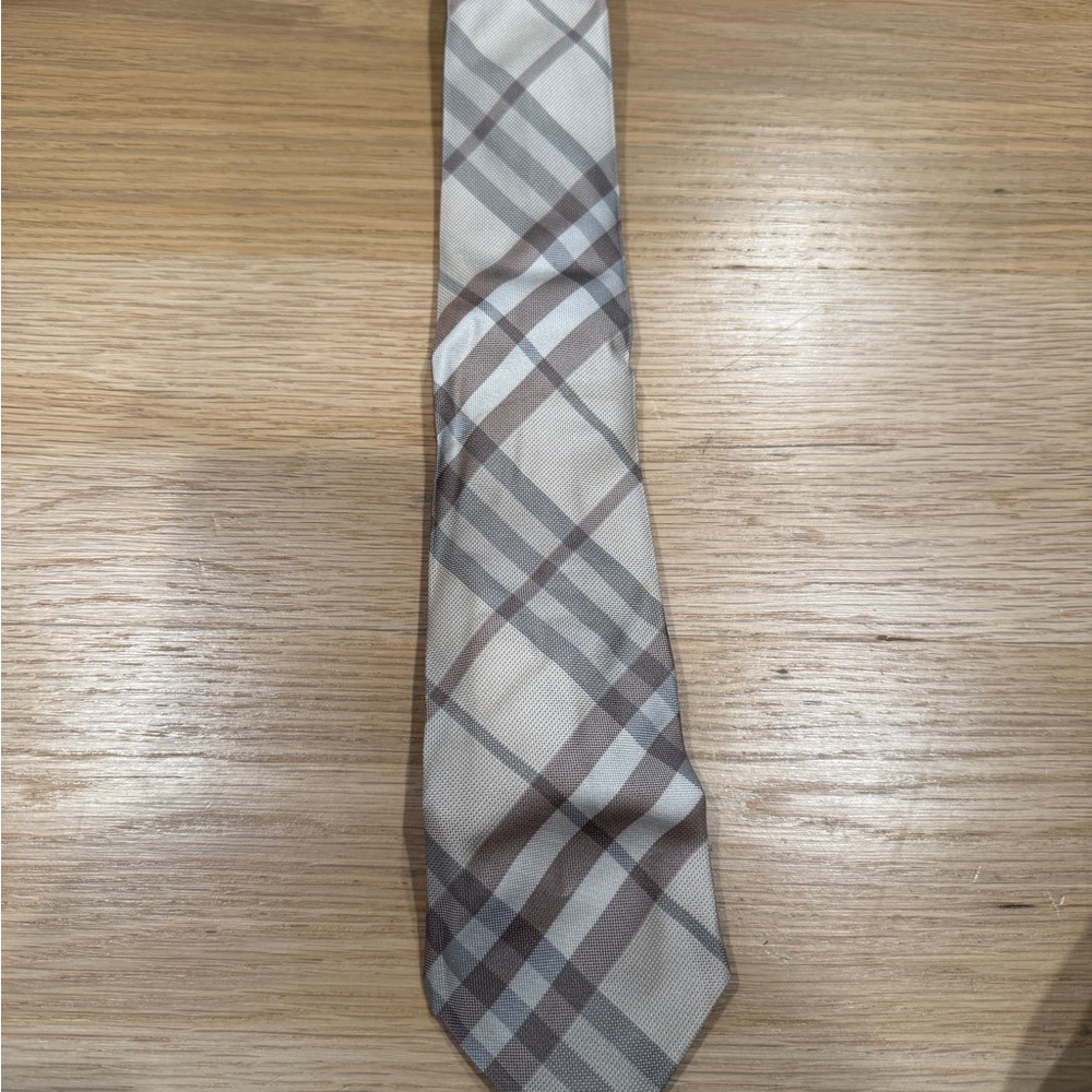 Burberry Plaid Silk Tie